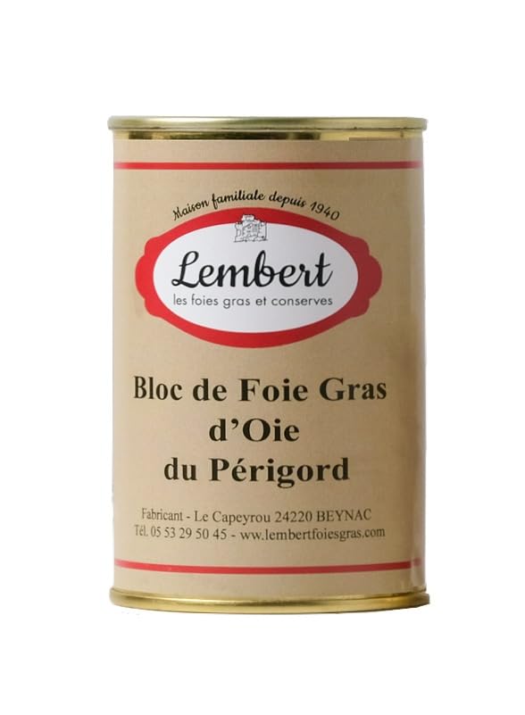 Lembert, Les artisans conserviers - Bloco de foie gras de oca del Périgord - lata de 180 gr