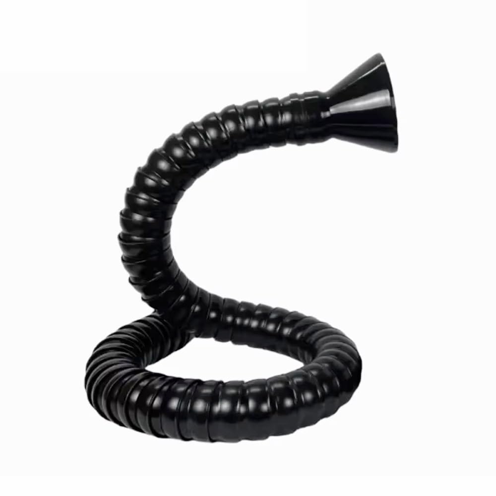 1 conducto flexible de ventilación for extracción de humos - Campana extractora de gases de succión con tubo de bambú ajustable - 50 mm y 75 mm(50mmX1m round)