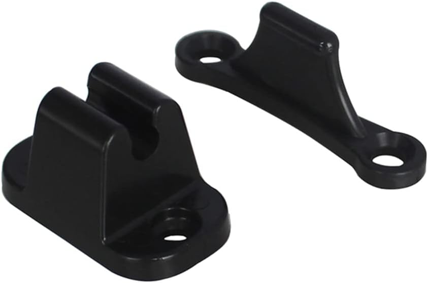 Door Retainer Kit T Shape Retaining Catch Latch for Rv Caravan Motorhome Boat Holder Black Button
