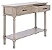 Safavieh Home Collection Peyton Greige 2-Drawer Console Table CNS5704D