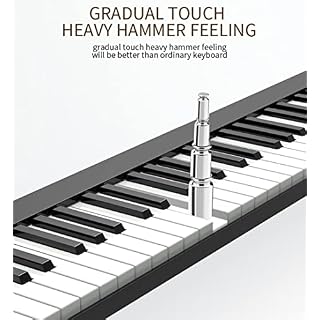 KEMNGO Clavier de Piano 49 Touches, Clavier de Piano électrique de Voyage Mince for Enfants débutants, Clavier Sensible… - Les Beatles, Paul McCartney, John Lennon, RIngo Starr, George Harrison KEMNGO Clavier de Piano 49 Touches, Clavier de Piano électrique de Voyage Mince for Enfants débutants, Clavier Sensible… – Image 2