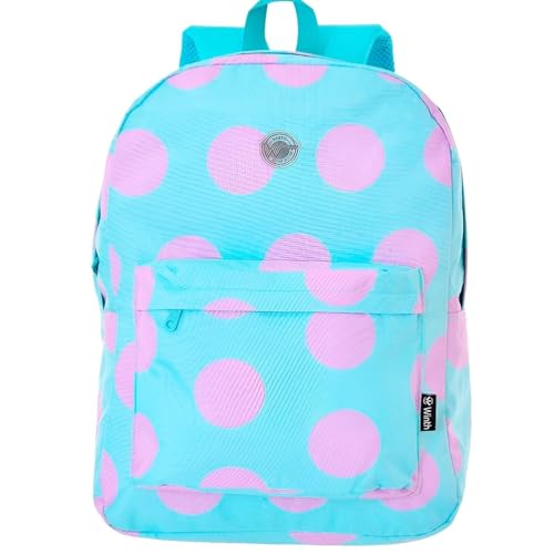 Genérico, Mochila Bolsa Feminina Costas Resistente Impermeável Escolar Escola Viagem Passeio Verde Claro