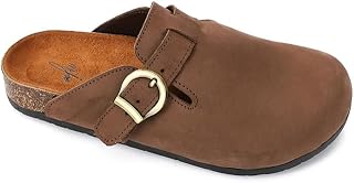 Mr Joe Women Comfort Clogs with Buckle-3037