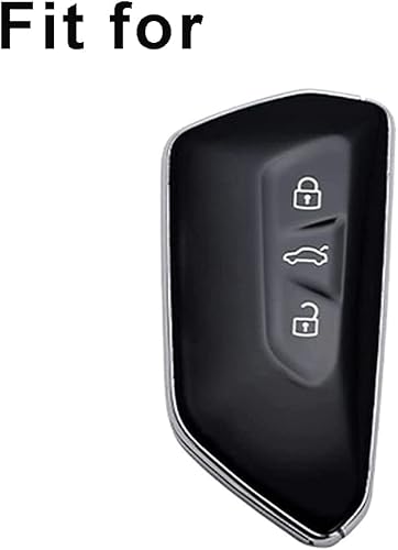 Miniatura 2 de ontto Funda para llavero VW Golf 8 Key Case Carbon Fiber Pattern Key Shell, Azul