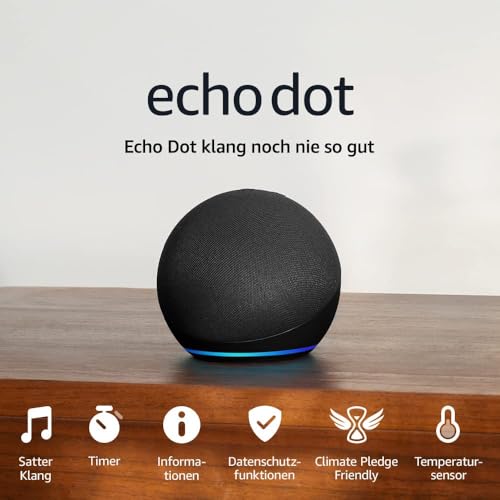Echo Dot (Neueste Generation) | Smarter WLAN- und Bluetooth-Lauts...