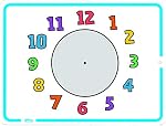 Hilroy Double Sided Dry Erase Lap Board Kit, Includes 2 Markers and Eraser, 12"x 9", White (6447415847)