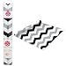 Self Adhesive Shelf Liner - 2 Pack - Rugby Chevron Midnight - 30 Square feet