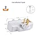 Cable Matters [UL Listed] 2-Pack 3-Outlet Grounded 180 Degree Swivel Wall Tap, 3 Plug Wall Adapter, Multi-Plug Outlets, White