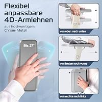 CLOUVOU ProSeat Bürostuhl Ergonomisch [TESTSIEGER] – Ansicht 4