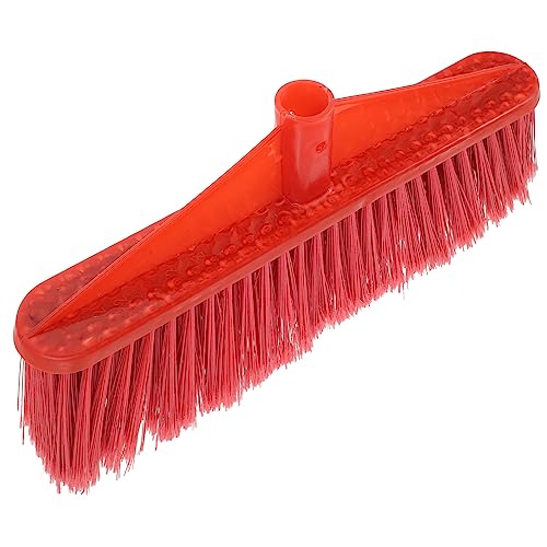 Ipetboom Plastic Broom Head for Sweep Broom Replacement Part for Hardwood Floors