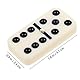 FOMIYES 1 Set Domino-Set Premium Classic 28 Stück Double Six Domino Unterhaltung Freizeit Party Spiel Spielzeug mit Holzbox für Kinder