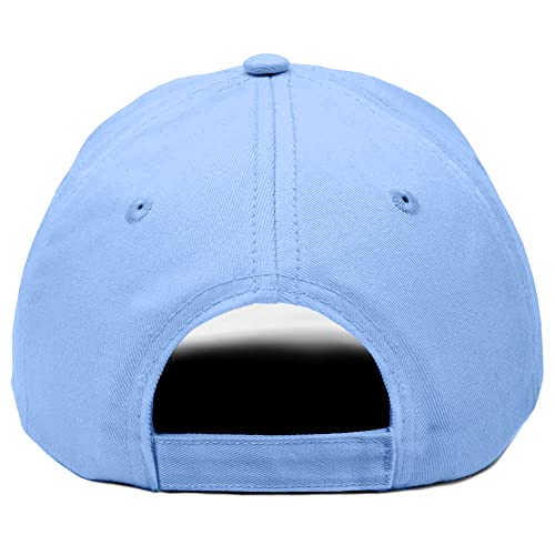 Dalix Womens Hat Lightweight 100% Cotton Cap In Light Blue #TOP2