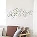 Shappy Removable Wall Sticker Decal Acrylic Mirror Setting for Home Living Room Bedroom Decor (2.5-13.5 cm, 48 Pieces)