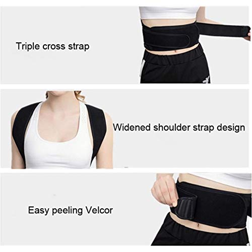 Corrector de postura de espalda unisex para evitar dolor de hombros 7