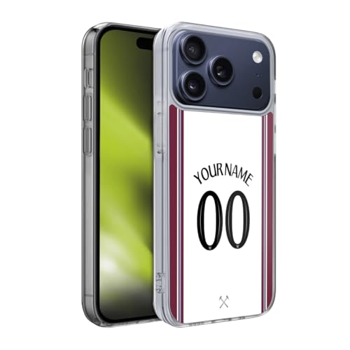 Coque antichoc West Ham iPhone 17 Pro MagSafe évitant les fissures - Gel Trousse Away 2023/24