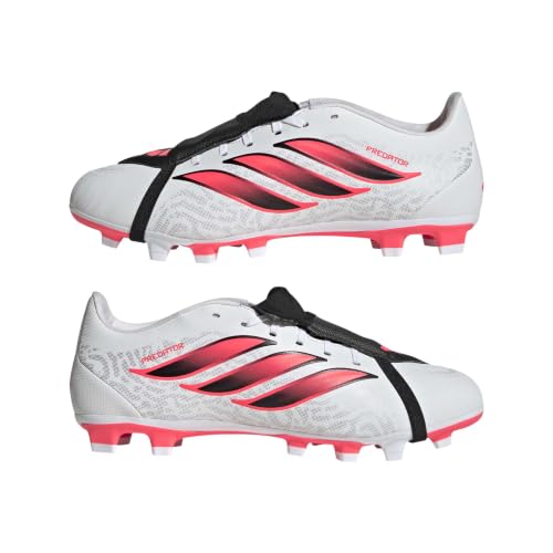 adidas Unisex Predator Club Fold-Over Tongue Firm Ground/Multi Ground Football Boots Shoes, FTWR White/Solar Turbo/core Black, 46 EU – Ansicht 6