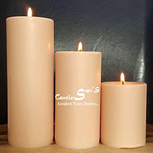 Sapi'S Highly Scented Pure Wax Big Pillar Candles Home Decorative