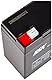 DSK 10321 — 6 V und 12 Ah versiegelte wiederaufladbare AGM-Bleibatterie Ideale Batterie für Elektroautos und Motorräder für Kinder, USV/USV-Systeme, Sicherheitssysteme und Alarmanlagen