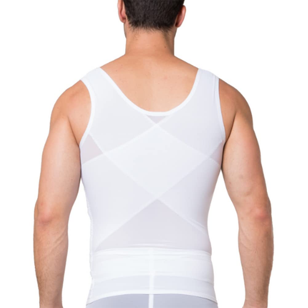 ISCBAFYX Kompresja męska Ukryj Gynecomastia Undershirt Shapewear Body Shaper Schowing koszula brzuch kamizelka termiczna s-2xl