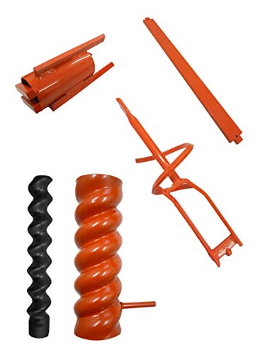 Preisvergleich Produktbild Handelskönig Ersatz-Verschleiß-Set D6-3 Spiral "gedreht" für Putzmaschine - Verschleißteileset aus Mantel D6-3, Schnecke D6-3, Mischrohrreiniger, Reinigerwelle + Mischwendel