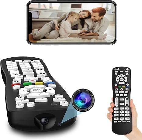 2 in 1 TV Remote Control Hidden Camera HD 1080P WiFi Spy Camera,Surveillance Cameras for Indoor Home Security
