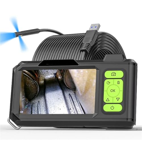 HƗp 4.3C` IPSXN[ I[gtH[JXJ HD1080P VOfAgvY USBv[u Ԍp{AXR[v LED(10m,3.9MM Single Lens)