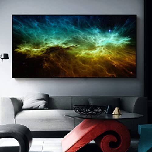 Toile nébuleuse espace colorée pour illuminer la décoration de votre chambre