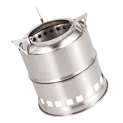 BESPORTBLE Estufa De Leña Para Acampar Utensilios De Cocina Para Acampar Estufa De Leña Plegable...