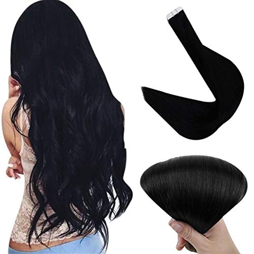 Fshine Tape On Hair Remy Human Hair Extensions Seamless Skin Weft Silky Hair