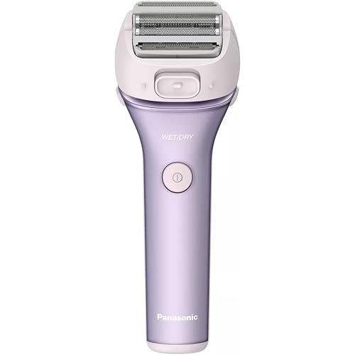 Panasonic Close Curves Electric Shaver for Women, Cordless 4-Blade Shaver with Pop-Up Bikini Trimmer, Wet Dry Operation - ES-WL80-V (Purple)