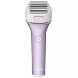 Close Curves Electric Shaver for Women, Cordless 4-Blade Shaver with Pop-Up Bikini Trimmer, Wet Dry Operation - ES-WL80-V (Purple)