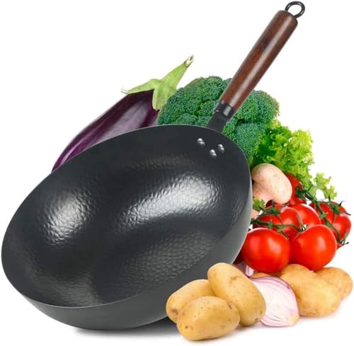 Wok de Hierro Fundido Antiadherente con Tapa miniatura 1