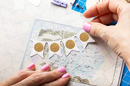 Royal Green Red Sparkly Color Coding 1 Round 25 Mm - Circle Glitter Stickers - One Inch Rounds Sparkles Sticker - 360 Pack #TOP3