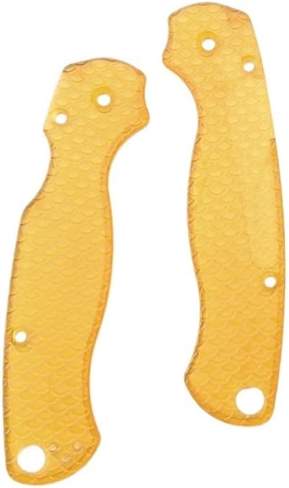 1Pair Custom PEI Scales Fits for C81 Paramilitary 2, Utem Handle Patch Blank DIY Replacement