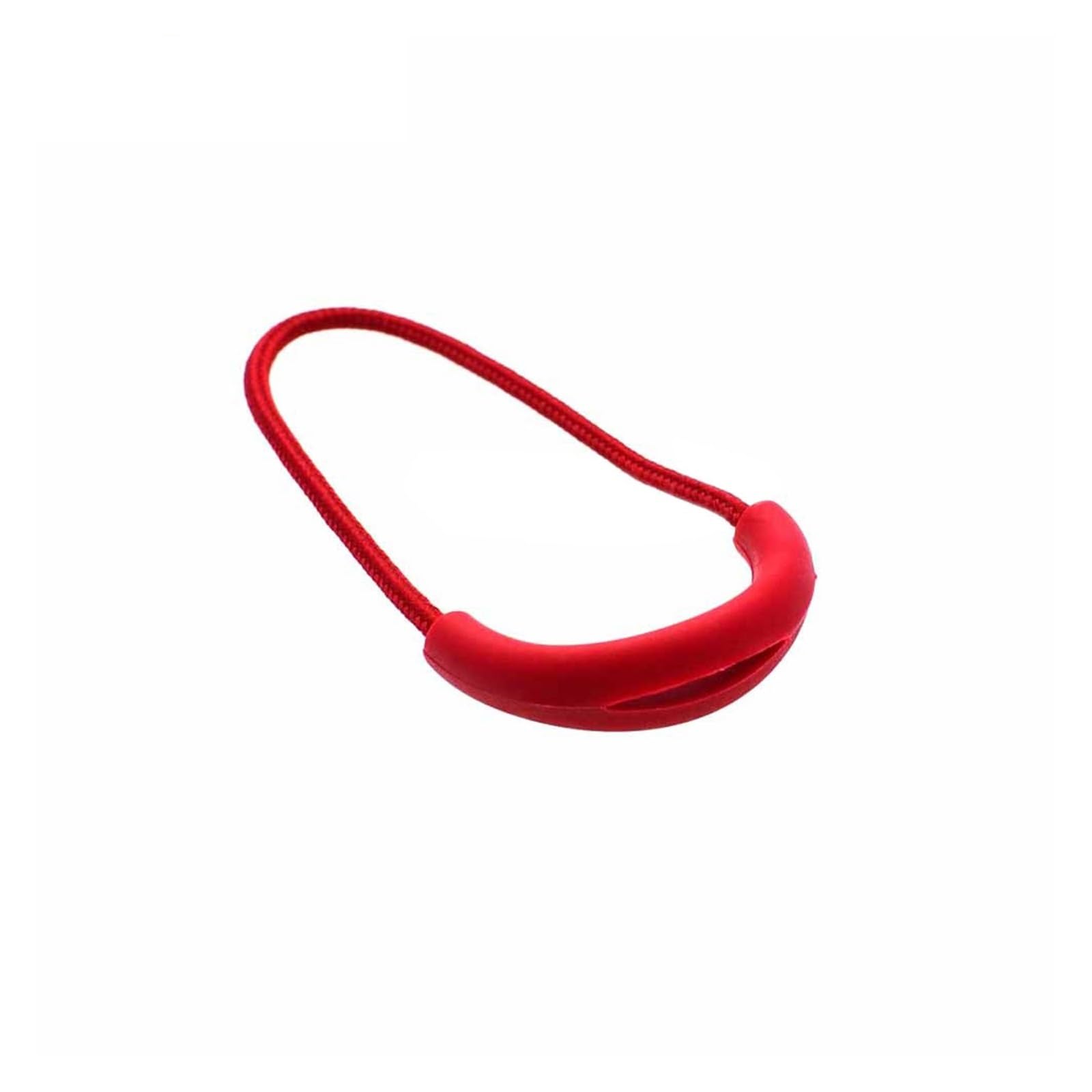 La cremallera del cordón de la forma de U tira el lazo de la correa for el rojo del color de los accesorios de la ropa (Color : 1000pcs)