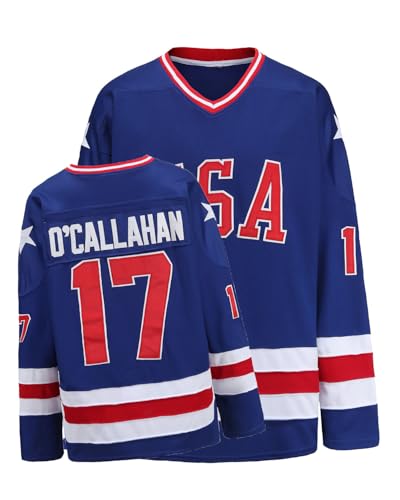 Hockey Jersey of USA 1980 Olympic Team Jerseys #17 Jack...