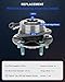 ECCPP New Front Wheel Hub And Bearing Assembly for Chevy Equinox Saturn Vue, Pontiac Torrent 02-07 5 Lug W/ABS 513189 Wheel Bearing Hub Kit Driver or Passenger