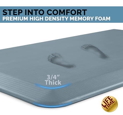 image for ComfiLife Anti Fatigue Floor Mat – 3/4 Inch Thick Perfect Kitchen Ma