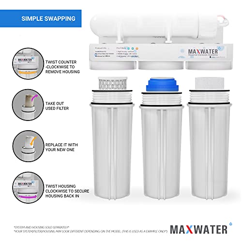 Max Water 6 Stage 100 Gpd (Gallon Per Day) Rodi (Reverse Osmosis Deionization) Water Filtration System For Aquarium And Hydroponics #TOP7