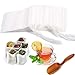 300 PCS Disposable Tea Filter Bags with Free Tea Spoon, Empty Cotton Drawstring Seal Filter Tea Bags for Loose Leaf Teal（3.54 x 2.75 inch） (300 PCS)