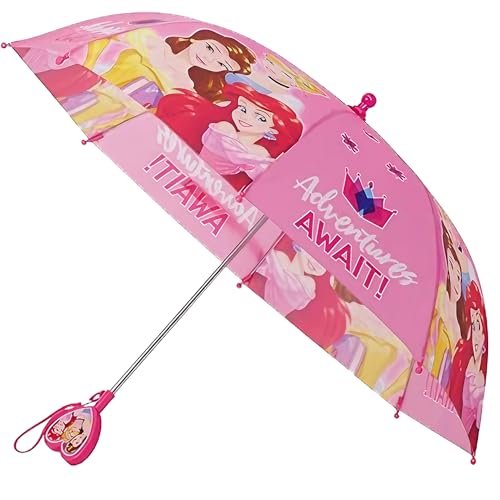 Disney Unisex Assorted Character Rainwear Umbrella Princess Age 3-6 One Size