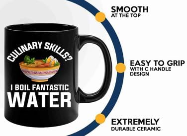 Ramen Coffee Mug 11oz Black -Culinary skills - Food Lovers chicken pumpkin vegan pantry spicy noodles image 5