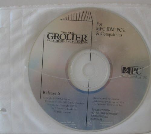 The New Grolier Multimedia Encyclopedia Release 6 - CD-ROM - For MPC IBM PC's & Compatibles -