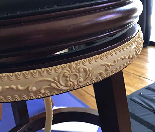 FLEXTRIM - Royal Crest Design: 1/4\" Thick x 1-7/16\" Wide and 8 feet Long (96\" Length) Flexible Molding