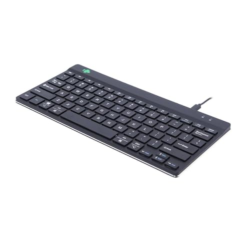 R Go Tools Compact Break Ergonomic Keyboard Qwerty (It), Wired, W128444807 (Keyboard Qwerty (It), Wired, Black)