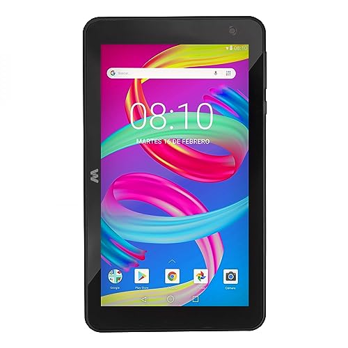 Woxter X-70 Pro Black - Tablet Android, 7' HD, CPU Quad Core 64 bits, 2 Gb Ram, Android 11,...