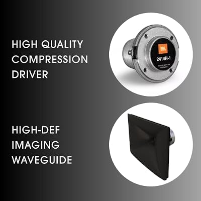 JBL Studio 690, Dark Wood - High-Performance Floorstanding Loudspeaker - with 2414H-1 Compression Driver, High-Definition Imaging Horn & Dual 8 PolyPlas Cone Woofers