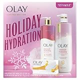 Olay Holiday Hydration Gift Pack with Hyaluronic Body Wash, Lotion, and Beauty Bar