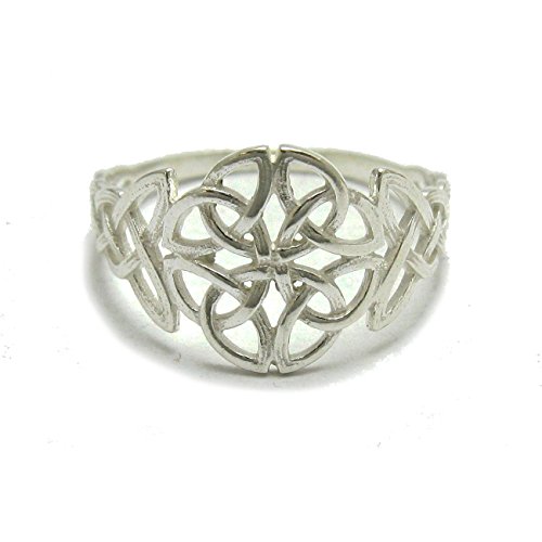 Image of Sterling silver Celtic ring solid 925 R001778 Empress size G-Z Empress jewellery