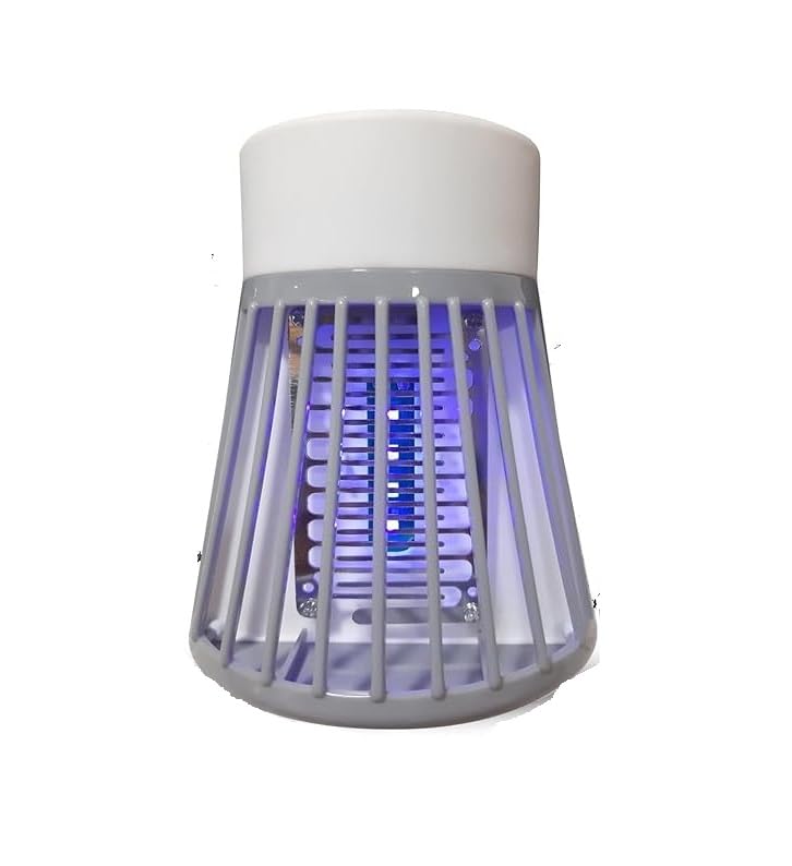 Image of Mosquito Lamp Eco-Friendly LED Mosquito Killer Machine - USB-Powered Indoor Bug Zapper for Home - Chemical-Free Insect Trap Safe for Kids & Pets - Easy to Clean (A2)